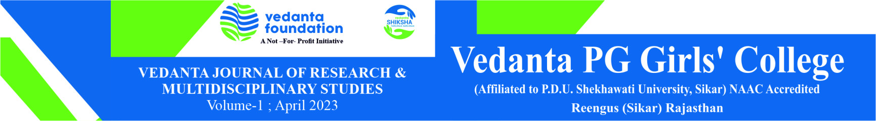 Vedanta Journal of Research and Multidisciplinary Studies